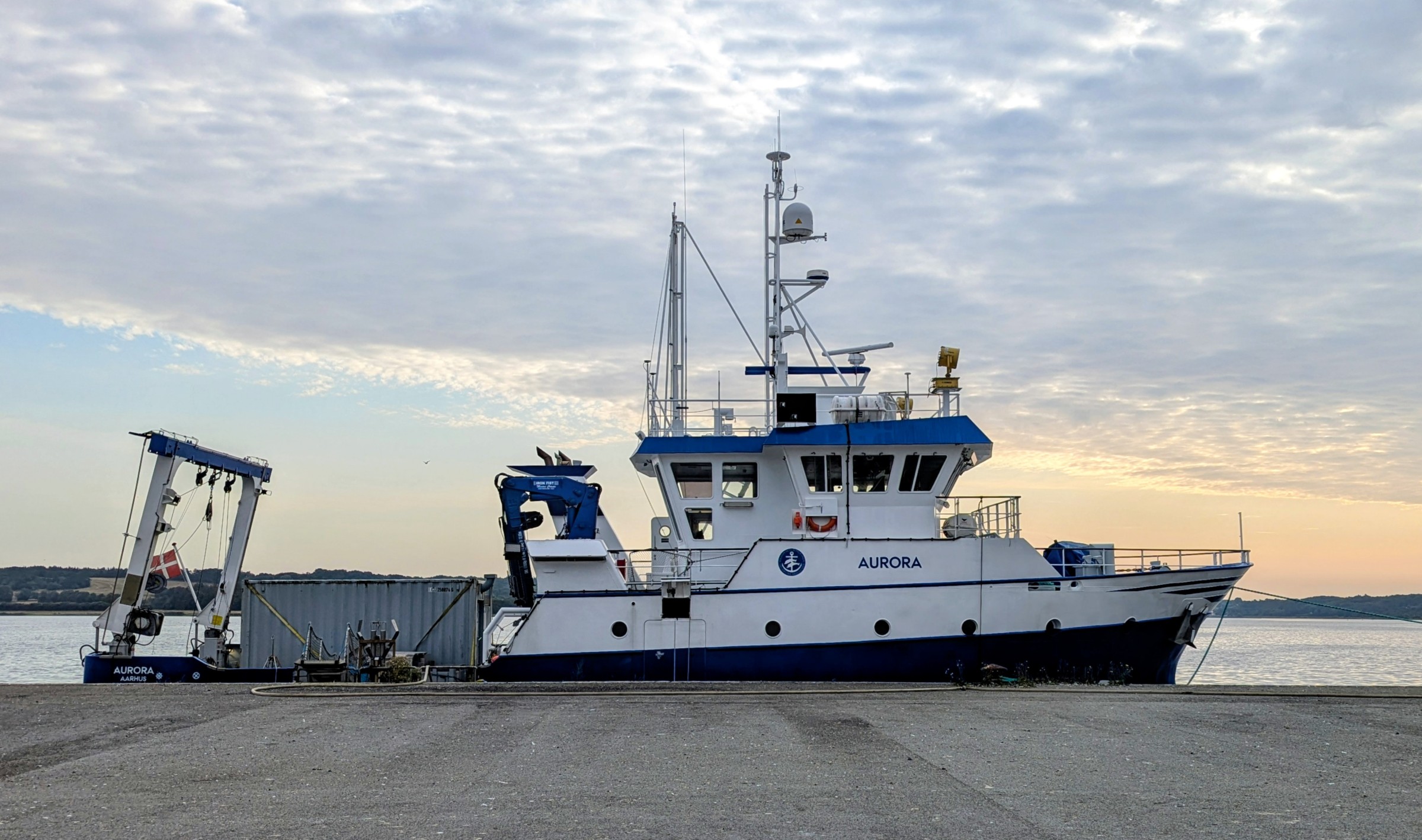 The Danish research vessel Aurora