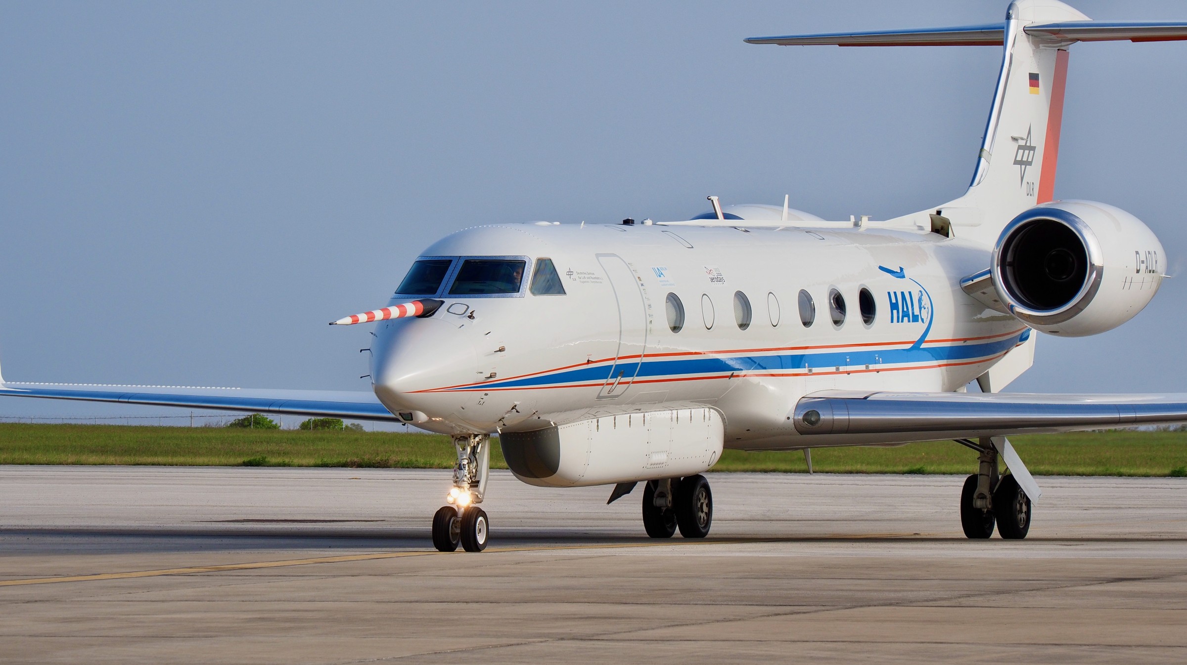 Das deutsche Forschungsflugzeug HALO ist mit modernsten Fernerkundungsinstrumenten ausgestattet