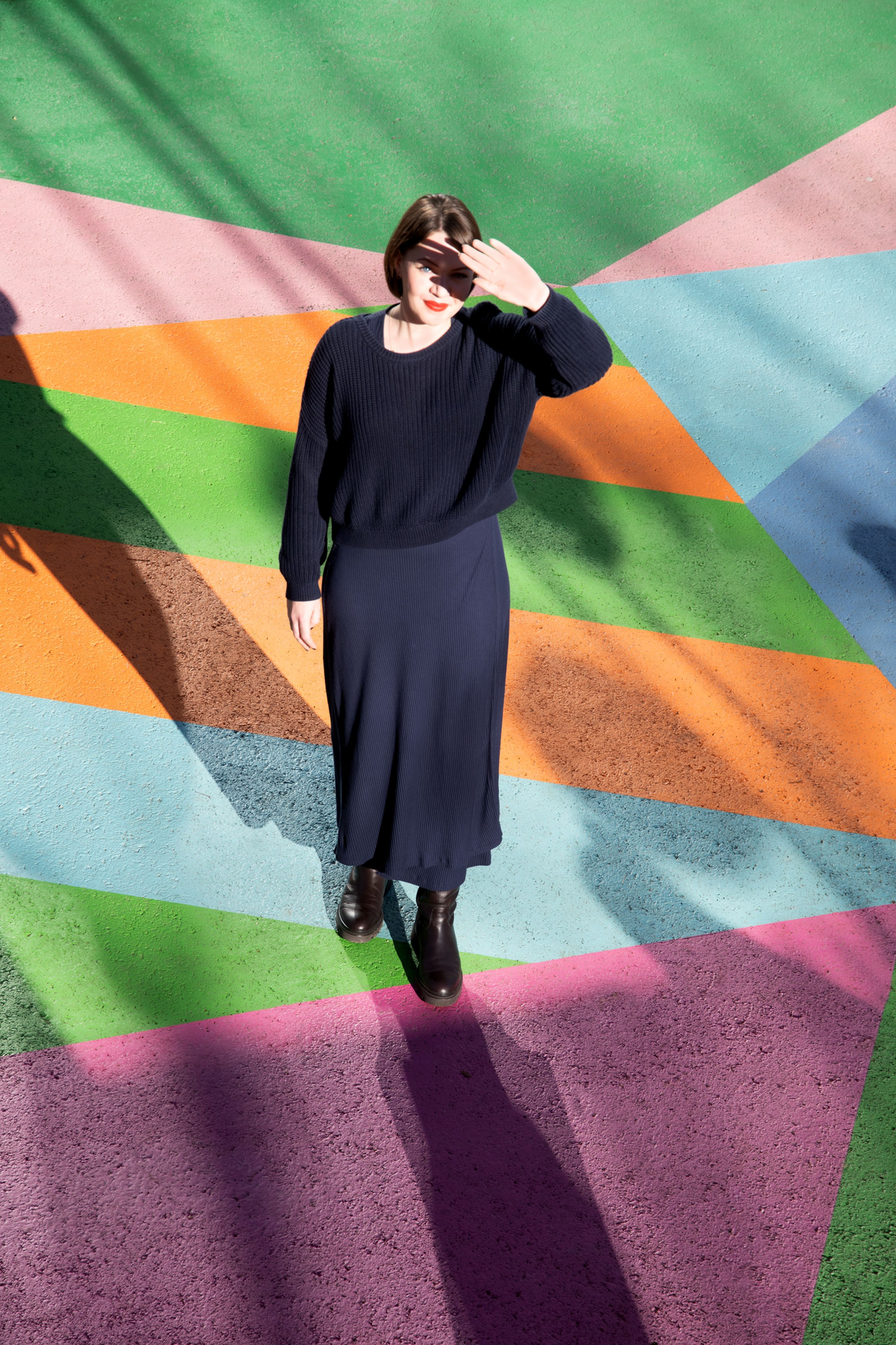 Die Soziologin Lena Radau auf dem FLUX in München