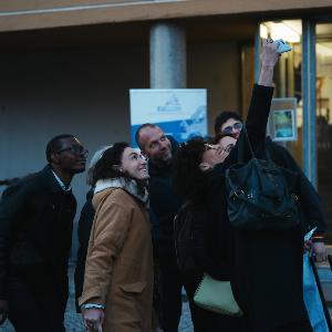Participants take a selfie at LMU Global Health Day 2026