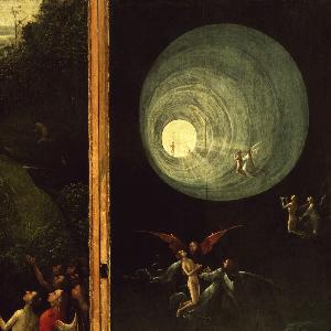 Bosch, Hieronymus um 1450 - 1516. Der Aufstieg in das himmlische Paradies. Gemälde
