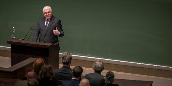 Bundespräsident Frank-Walter Steinmeier | © LMU Bundespräsident Frank-Walter Steinmeier