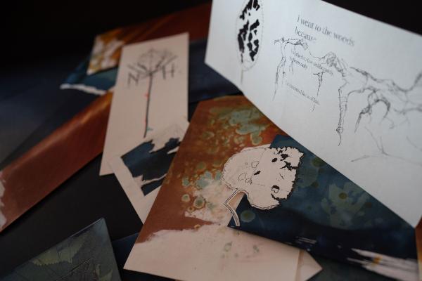 Werkstücke des Projekts Nature Writing der FutureTutors Winterschool an der LMU