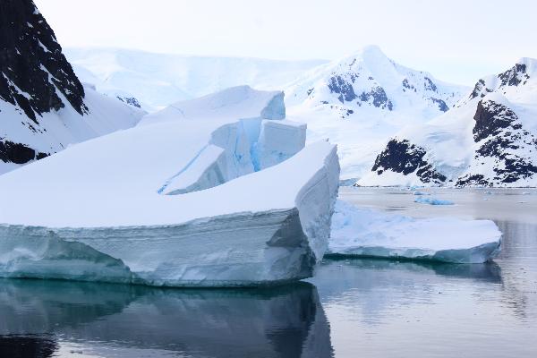 Ice in the Antarctic