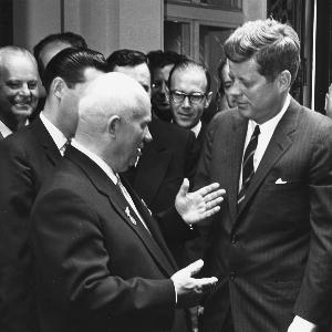 Meeting of Kennedy and Khrushchev at the Soviet Embassy in Vienna