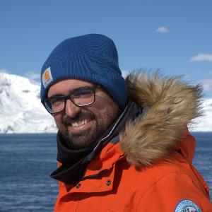 Dr. Gonzalo Gomez-Saez in Antarctica