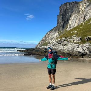 Jakob Zebhauser bei seinem Erasmus-Semester im norwegischen Bergen