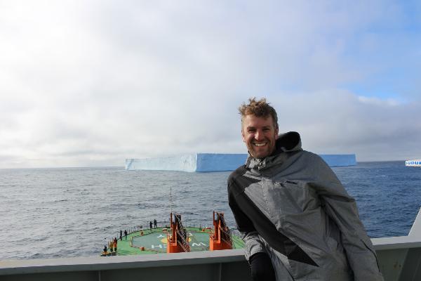 Alexander Haumann in the Antarctic