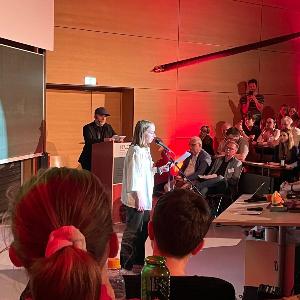 Isabelle Rödel beim MUG Science Slam 2024