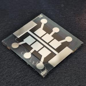 LMU-fabricated, space-grade encapsulated perovskite solar cells.