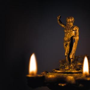 Lampe aus der Ausstellung Neues Licht aus Pompeji