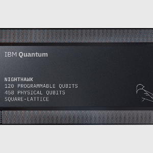The new IBM Nighthawk superconducting-qubit chip. The Halimeh group is performing gauge-theory scattering experiments on this quantum processor.