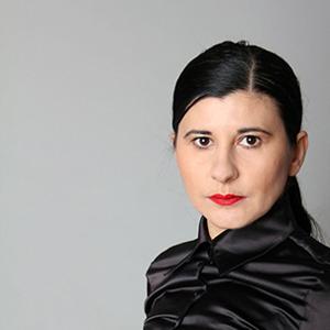 Portrait of the performance artist Nezaket Ekici