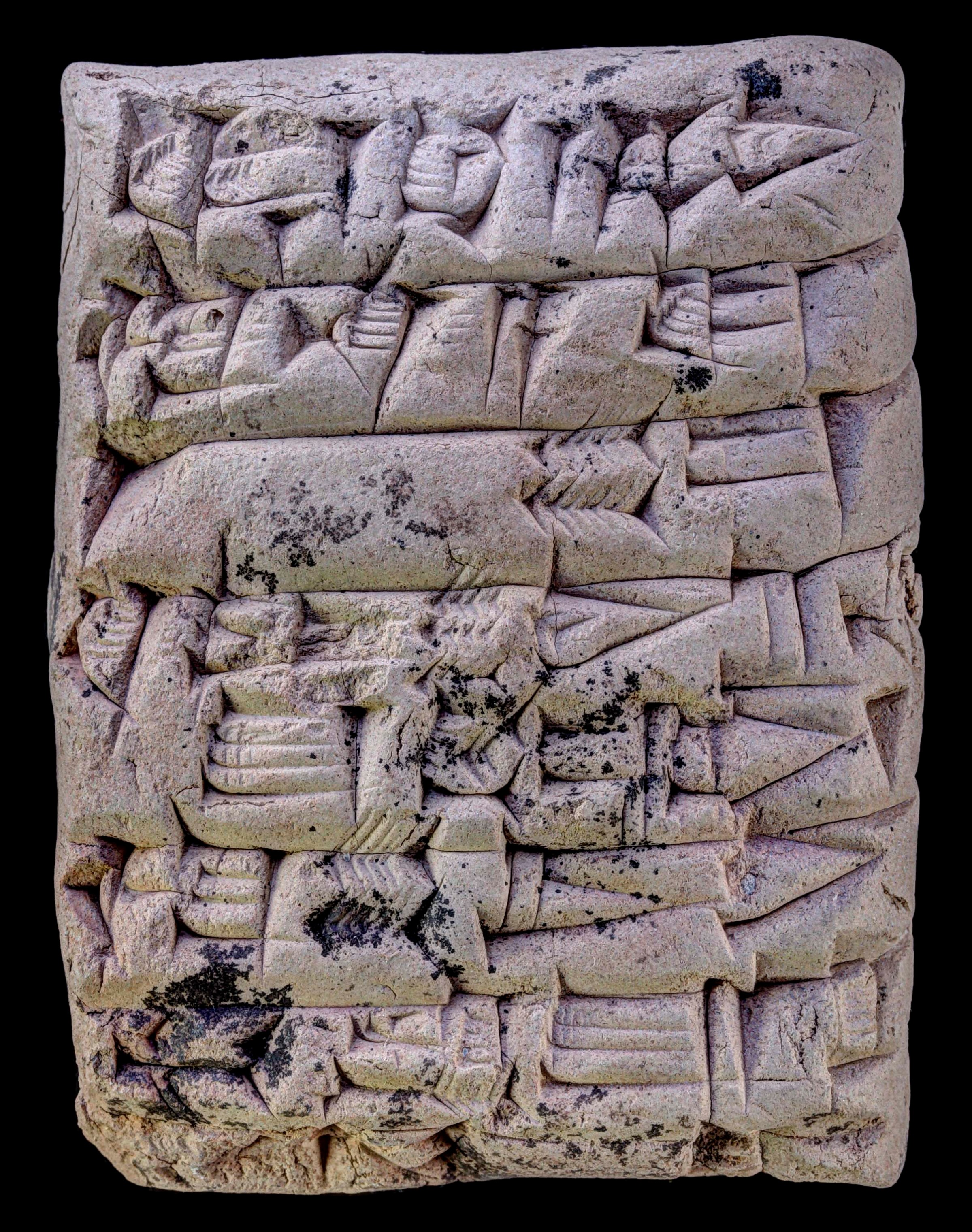 Keilschrift-Tafel Brief „Es ist eilig“