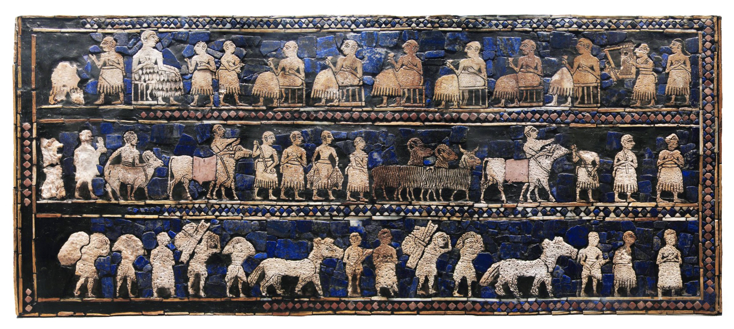 Das Banner von Ur (auch bekannt als das Kriegsbanner von Ur oder das Königliche Banner von Ur) ist ein sumerisches Artefakt, das auf dem Königsfriedhof der antiken Stadt Ur, die im heutigen Irak südlich von Bagdad liegt, ausgegraben wurde (ca. 2250 v. Chr.)